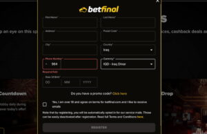 betfinal-registration-Iraq-step-2